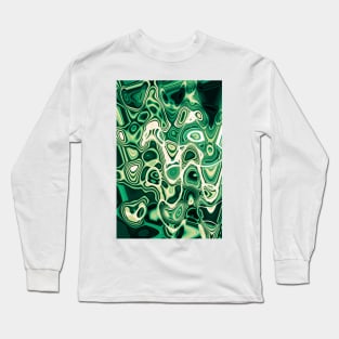 Malachite Kaleidoscope Long Sleeve T-Shirt